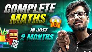 How to Complete Class 10th MATHS Syllabus in 2 Months⚡ Perfect ROADMAP [upl. by Bornstein]