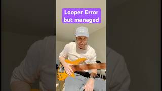 Looper Pedal Momentum fretlessbass looppedal fun bass [upl. by Yelyak712]