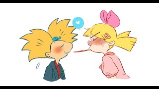 Arnold Shortman x Helga G Pataki Fan Comics AI Dub [upl. by Assiar]