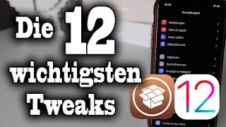 Die wichtigsten 12 Tweaks zum installieren  iOS 12 Jailbreak  Cydia Anleitung  GermanDeutsch [upl. by Arodoet]