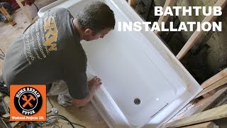 How to Install a BathtubAcrylic Kohler Archer StepbyStep [upl. by Yorle895]