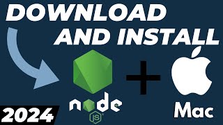 How to Download and Install Node JS on Mac OS 2024 Tutorial [upl. by Schaab116]