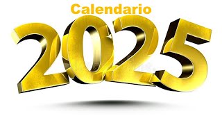 Calendario Año 2025 [upl. by Ecnarrat]