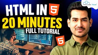 Learn HTML 5 in 20 Minutes and Create Your First Webpage  HTML Basics For Beginners [upl. by Avuha]