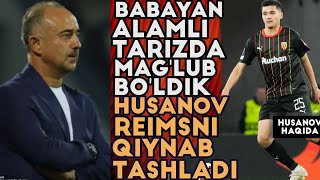 TEZKOR ABDUQODIR HUSANOV REIMISNI QIYNAB TASHLADI  BABAYAN ALAMLI MAGLUB BOLDIK [upl. by Noirad648]