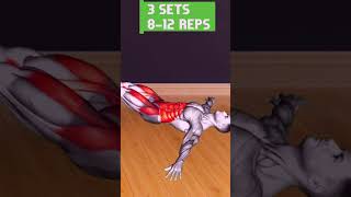 Advanced 6 Pack Abs Workout at Home shorts sixpackabs sixpack absworkout absexercise [upl. by Emmons]