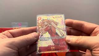 One Piece TCG 1st Anniversary Chinese Exclusive Box Opening x2 Nami Serial Numbered Cards 🔥🔥 [upl. by Eirok]