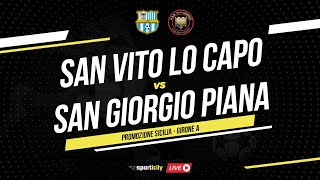 San Vito Lo Capo  San Giorgio Piana LIVE  Promozione Sicilia  Diretta Calcio [upl. by Sivahc]