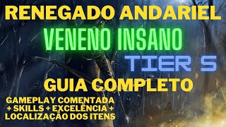 DIABLO 4  RENEGADO  Build Semblante de Andariel  Temporada 5  Guia Completo [upl. by Pattani421]