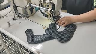 Sewing knee brace pads [upl. by Ingaberg]