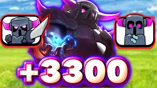 🏆3300 with PEKKA RAM RIDER deck🐏Clash Royale [upl. by Carena]