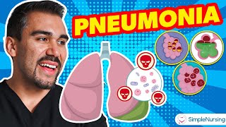 Pneumonia symptoms patho nursing interventions for NCLEX RN amp LPN [upl. by Krystalle]