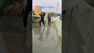 Barish time mein masti 😜 song funny like and subscribe karo please 🥺 [upl. by Darrelle]