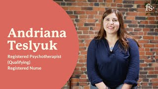 Andriana Teslyuk  First Session  Ontario Therapist [upl. by Enylodnewg]