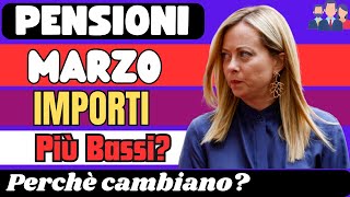 ✅PENSIONI👉 NUOVI IMPORTI MARZO 2024 CIFRE PIù BASSE [upl. by Ahso764]