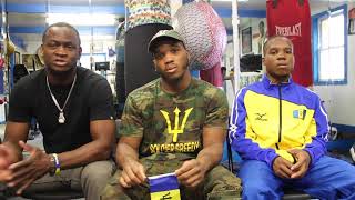 Interview with Caribbean boxers Cobia and Jabali Breedy plus trainer Floyd Seymour [upl. by Holsworth]