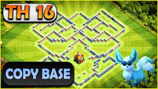 Ultimate TH16 Base Layout for Maximum Defense Copy Link in Description 🔒 [upl. by Munsey]