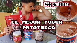 EL MEJOR YOGUR PROTEICO  125g PROTEÍNAS [upl. by Diskin]