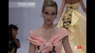 LUISA BECCARIA Fall 19911992 Haute Couture Rome  Fashion Channel [upl. by Sida]