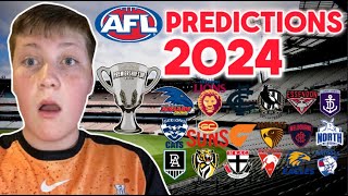 MY 2024 AFL LADDER PREDICTIONS [upl. by Svend]