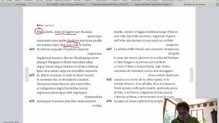 Lettura Georgiche IV 457 470 parte 1 [upl. by Ddej]