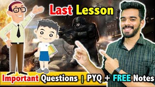 The Last Lesson  Flamingo  CH  1  FREE Notes  Important Questions 🇮🇳 [upl. by Atinram473]