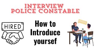 Sindh police interview How to introduce Yourself  Interview Mai introduction kesy den [upl. by Ruella326]