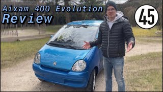 Aixam 400 Evolution Review Fahrzeugvorstellung [upl. by Etirugram]