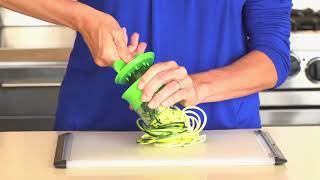 Vegetable Spiralizer Handheld Spiral Cutter [upl. by Arytas]