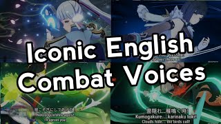 Genshin 5 Star Iconic English Combat Voicelines [upl. by Ttennej]