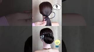 How to make🤔beautiful hairstyle with topsi tail hairstylebymuski hair viral shorts shortvideo [upl. by Vevina]