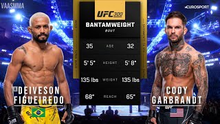 DEIVESON FIGUEIREDO VS CODY GARBRANDT FULL FIGHT UFC 300 [upl. by Benioff]