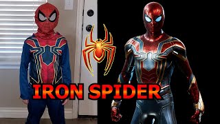 SPIDERMAN Movie VS Real life Disney Marvel suits [upl. by Abshier]