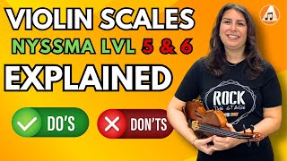 Violin Scales NYSSMA Levels 56 [upl. by Bernt]