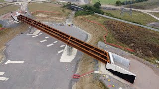 HS2 Construction  Edgcott Road Overbridge and at Quainton [upl. by Huber]