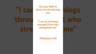 Philippians 413 thebible verse philippians [upl. by Sabella]