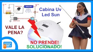 🙌 Como hacer lampara de uñas casera  reparar lampara de uñas led [upl. by Eisac]