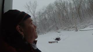 Snow Storm Coming And Were Ready Life In My Mini RV Living Gratefully [upl. by Alwyn251]