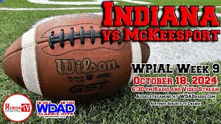 Indiana vs McKeesport Football 101824 [upl. by Vanni]