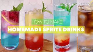 SPRITE HOMEMADE DRINKS  10 EASY MADE [upl. by Aivilo]