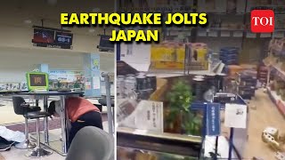 Japan Earthquake Tsunami hits coastal areas as massive quake jolts western regions [upl. by Shulem]