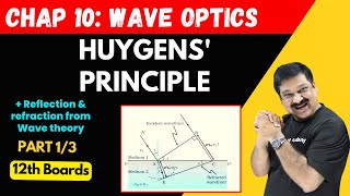 Huygens Principle💥Reflection amp Refraction on the basis of wave theory🎯Part 13 Chap 10 Wave Optics💥 [upl. by Balcke]