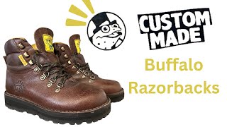 Jim Green Razorback Custom Buffalo Boots [upl. by Sanoj]