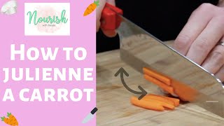 How to Cook How to Julienne Carrots [upl. by Lahcear617]