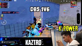 Kaztro ഏതാ അടി DBS 1v6 Situation😲 [upl. by Ain]