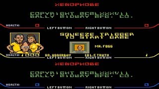 Xenophobe All cleared 1987 Bally Midway Mame Retro Arcade Games [upl. by Doggett19]