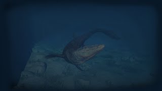 Underwater with a Mosasaurus  One Hour Background Sounds [upl. by Wagshul754]