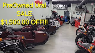 PreOwned Ural Sidecar Motorcycle Sale Space needed for New 2025 Ural Sidecar Models [upl. by Peter]