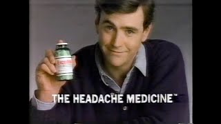 Excellent Excedrin Headache Medicine Commercial 1988 [upl. by Ainoz316]