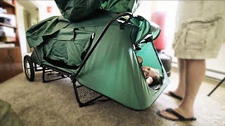 A Bike Tent Trailer For Solo Camping or Bugout [upl. by Arabella]